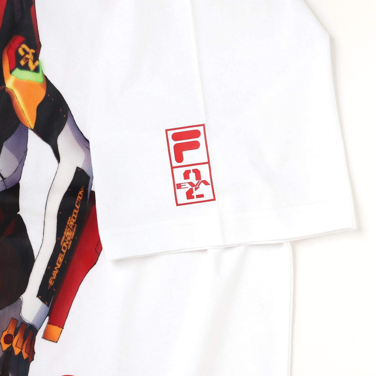 FILA GRAPHIC T-SHIRT EVANGELION LIMITED（EVA-02（WHITE））