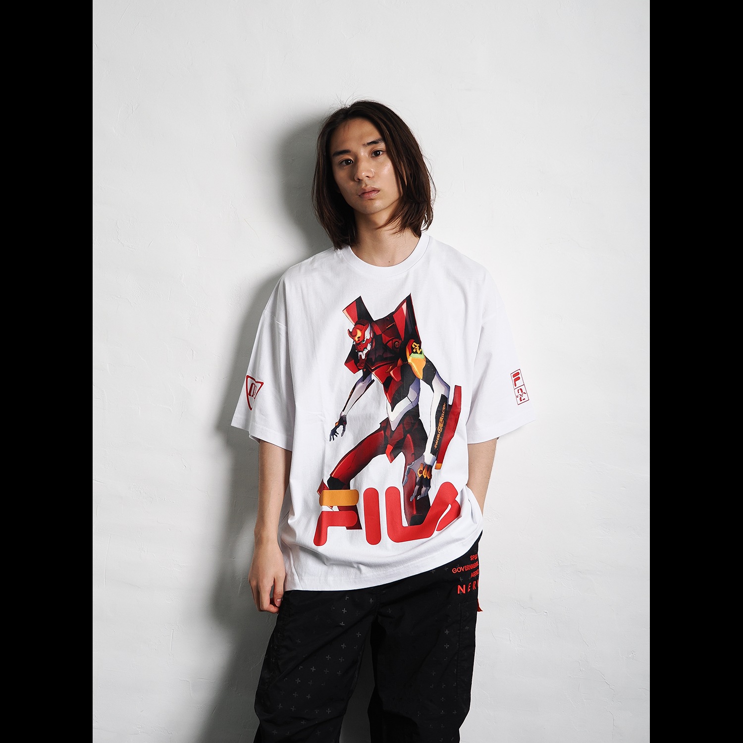 FILA GRAPHIC T-SHIRT EVANGELION LIMITED（EVA-02（WHITE））