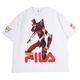 FILA GRAPHIC T-SHIRT EVANGELION LIMITED（EVA-02（WHITE））