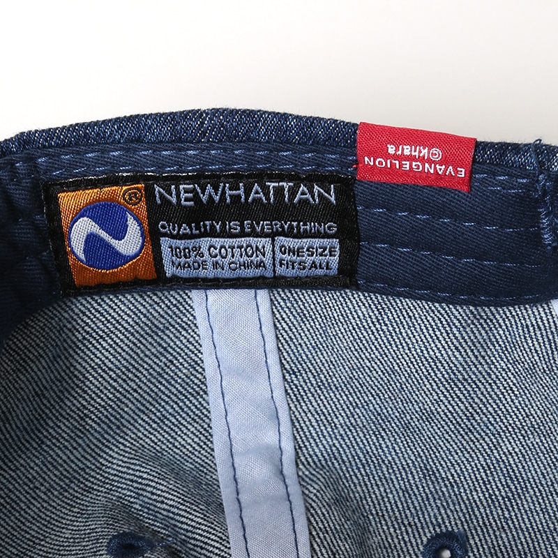 EVANGELION Denim Washed Cap (インディゴ)