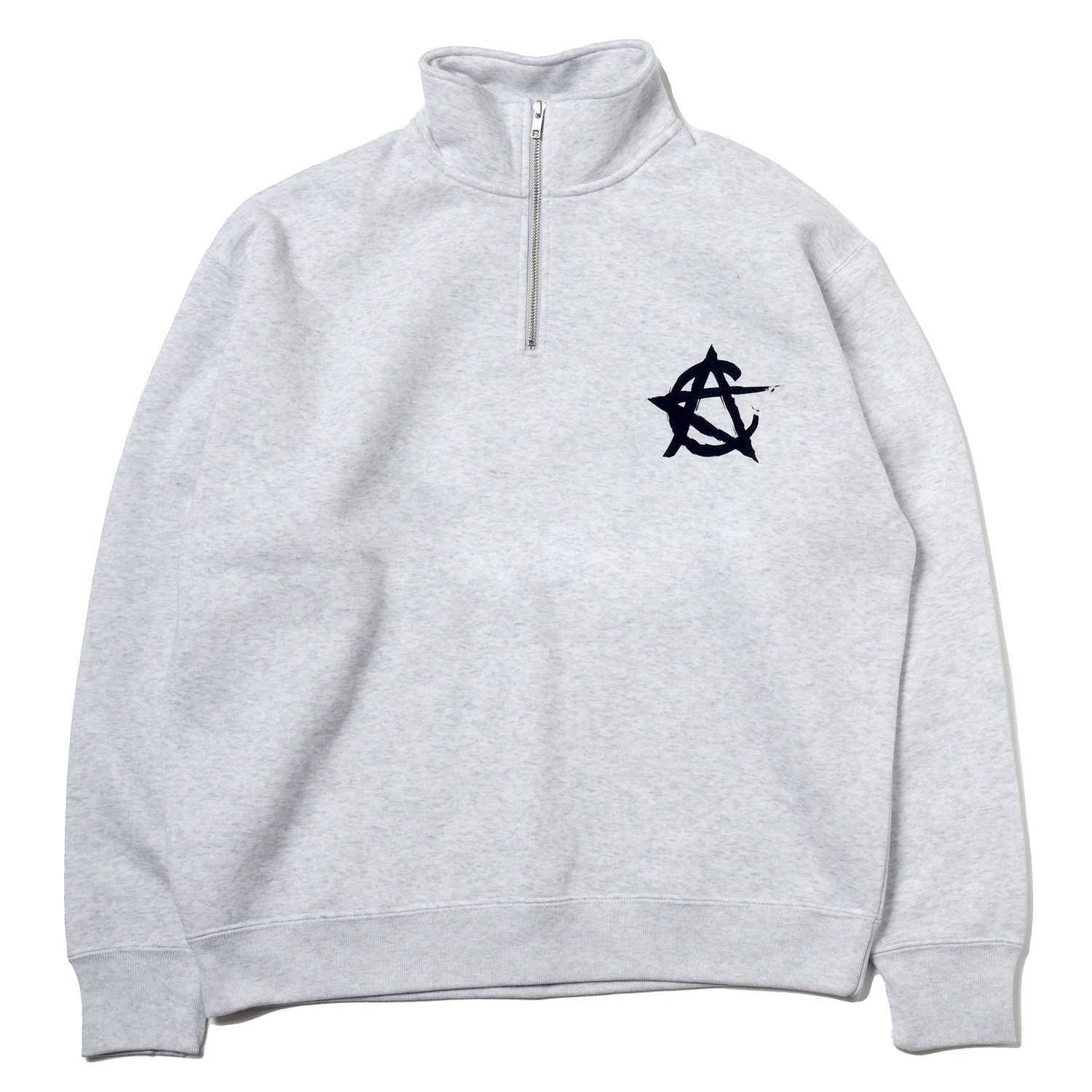 CIRCLE EVA Half Zip Sweat (ASH)