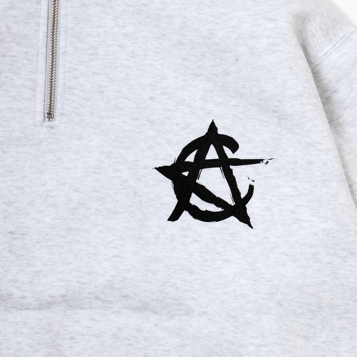 CIRCLE EVA Half Zip Sweat (ASH)