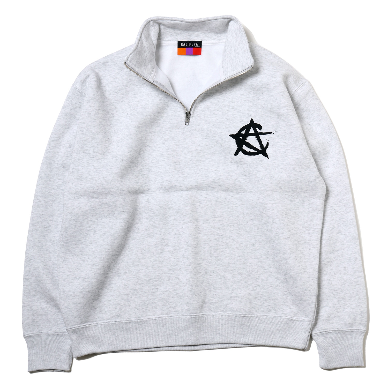 CIRCLE EVA Half Zip Sweat (ASH)