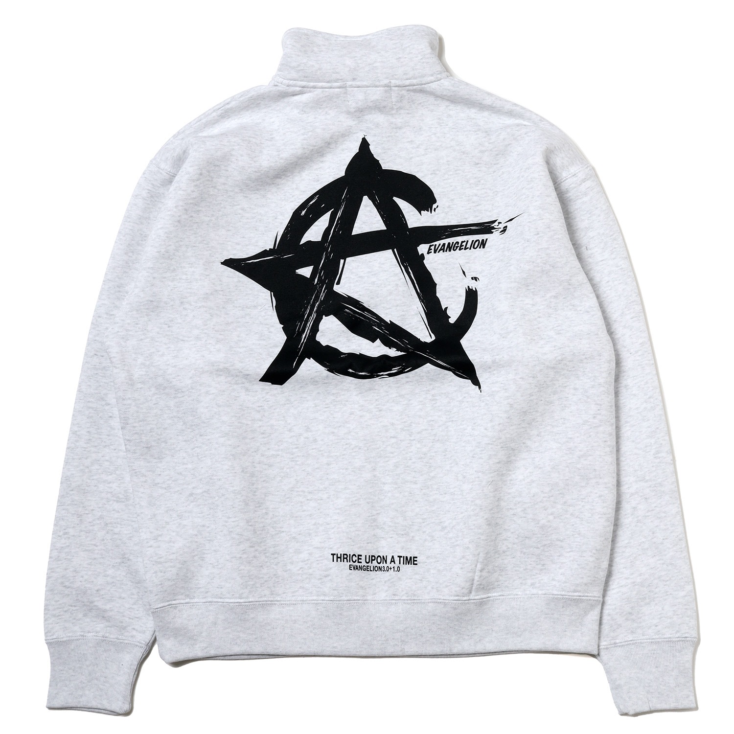 CIRCLE EVA Half Zip Sweat (ASH)