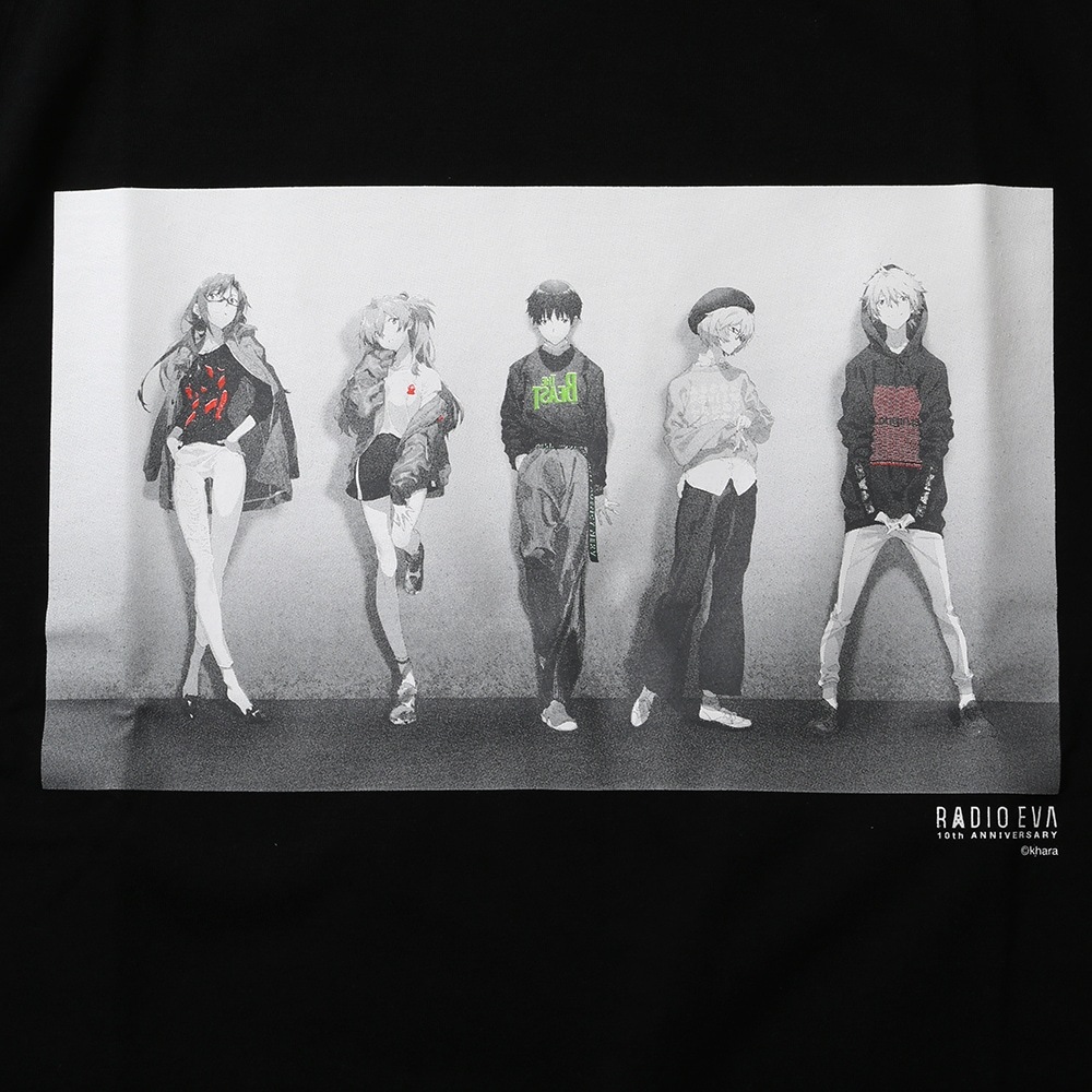 RADIO EVA 10TH ANNIVERSARY T-Shirt（ブラック）