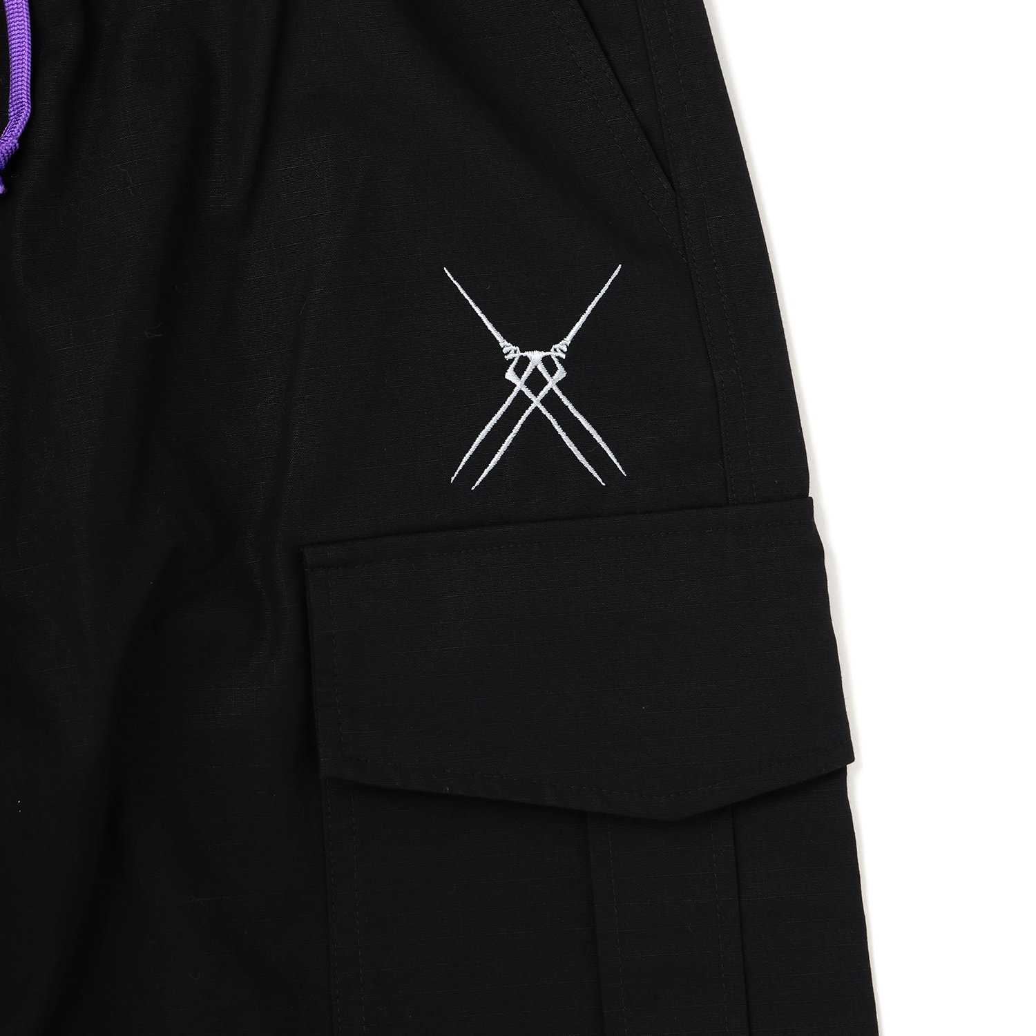 LONGINUS RIPSTOP CARGO PANTS（BLACK）