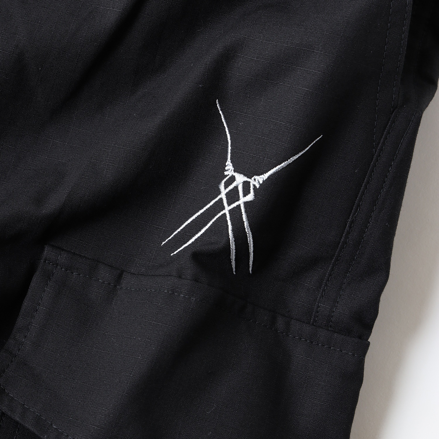 LONGINUS RIPSTOP CARGO PANTS（BLACK）