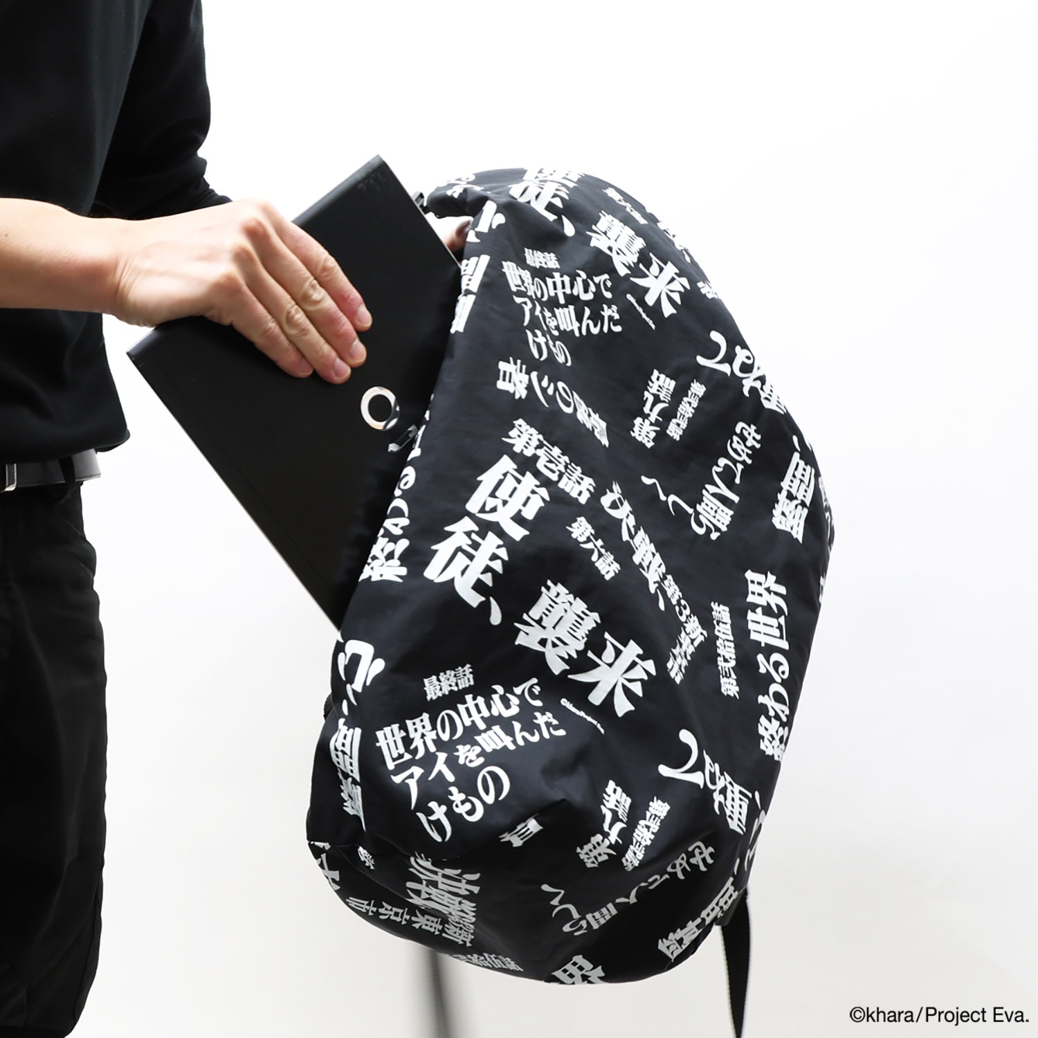 EVANGELION LOGOTYPE 4NK BACKPACK by JAM HOME MADE（BLACK）