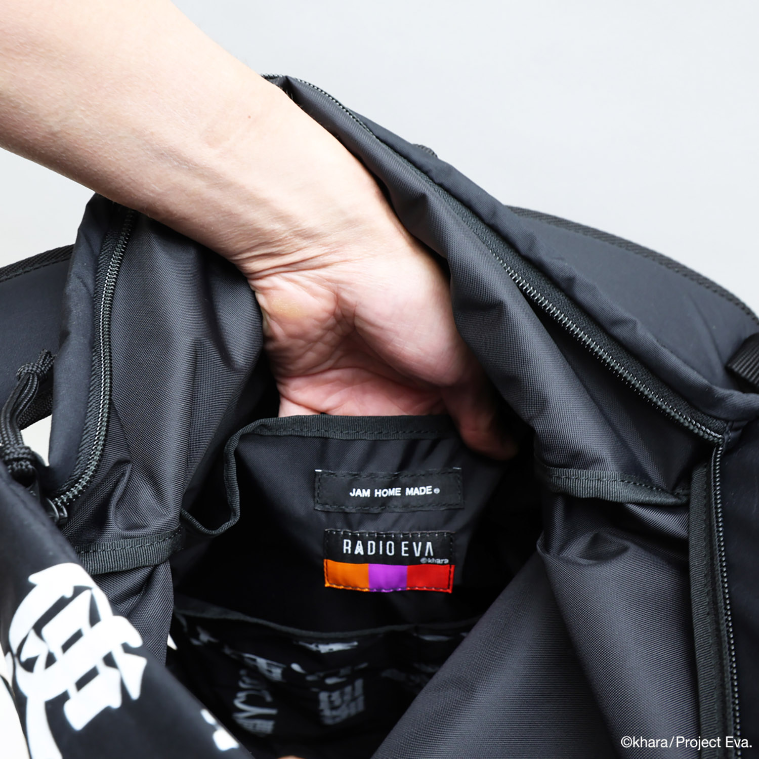 EVANGELION LOGOTYPE 4NK BACKPACK by JAM HOME MADE（BLACK）