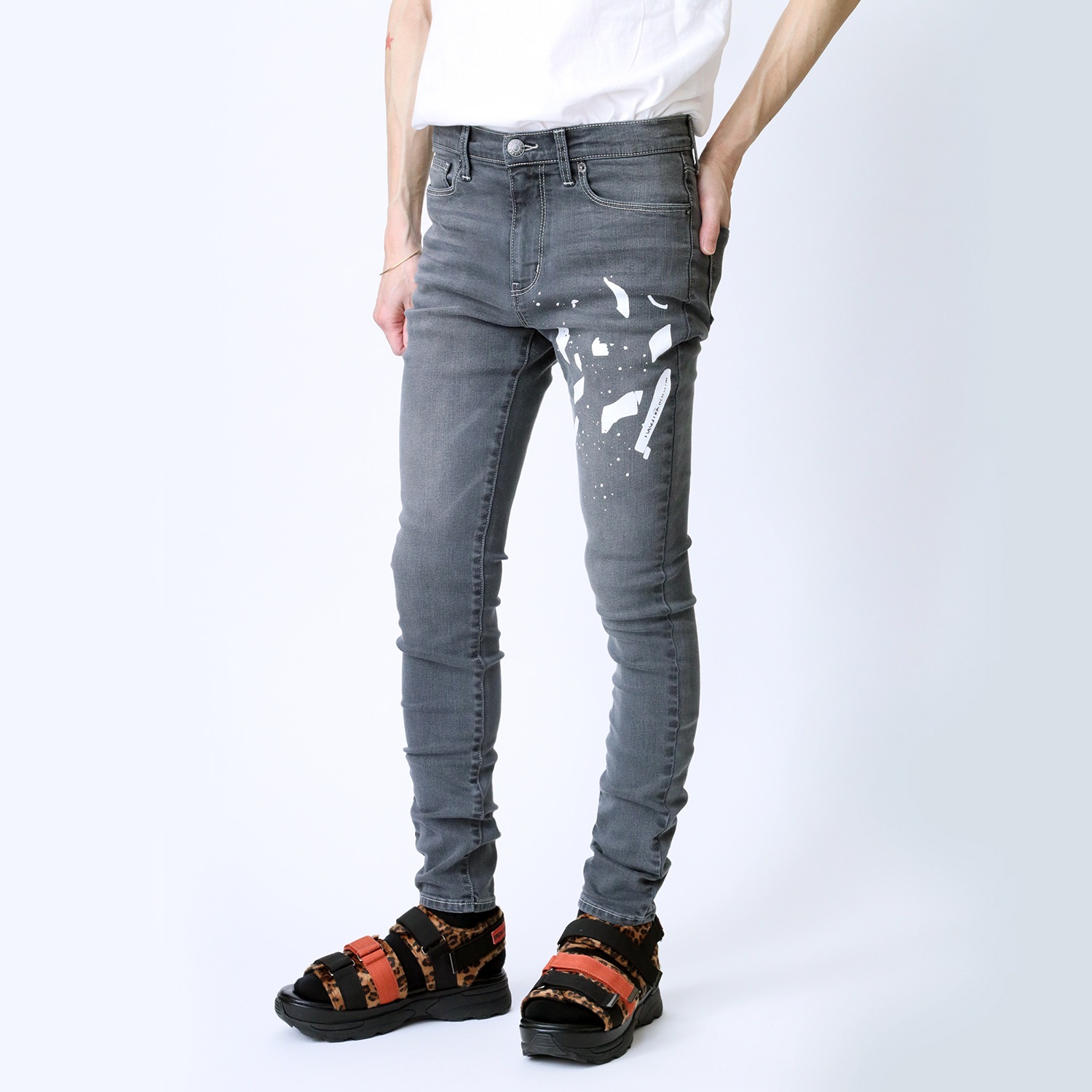 YAMIYO SKINNY DENIM (GRAY)