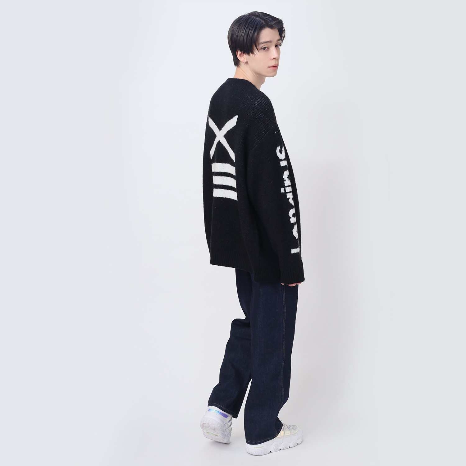 EVANGELION XIII KNIT CARDIGAN (BLACK)