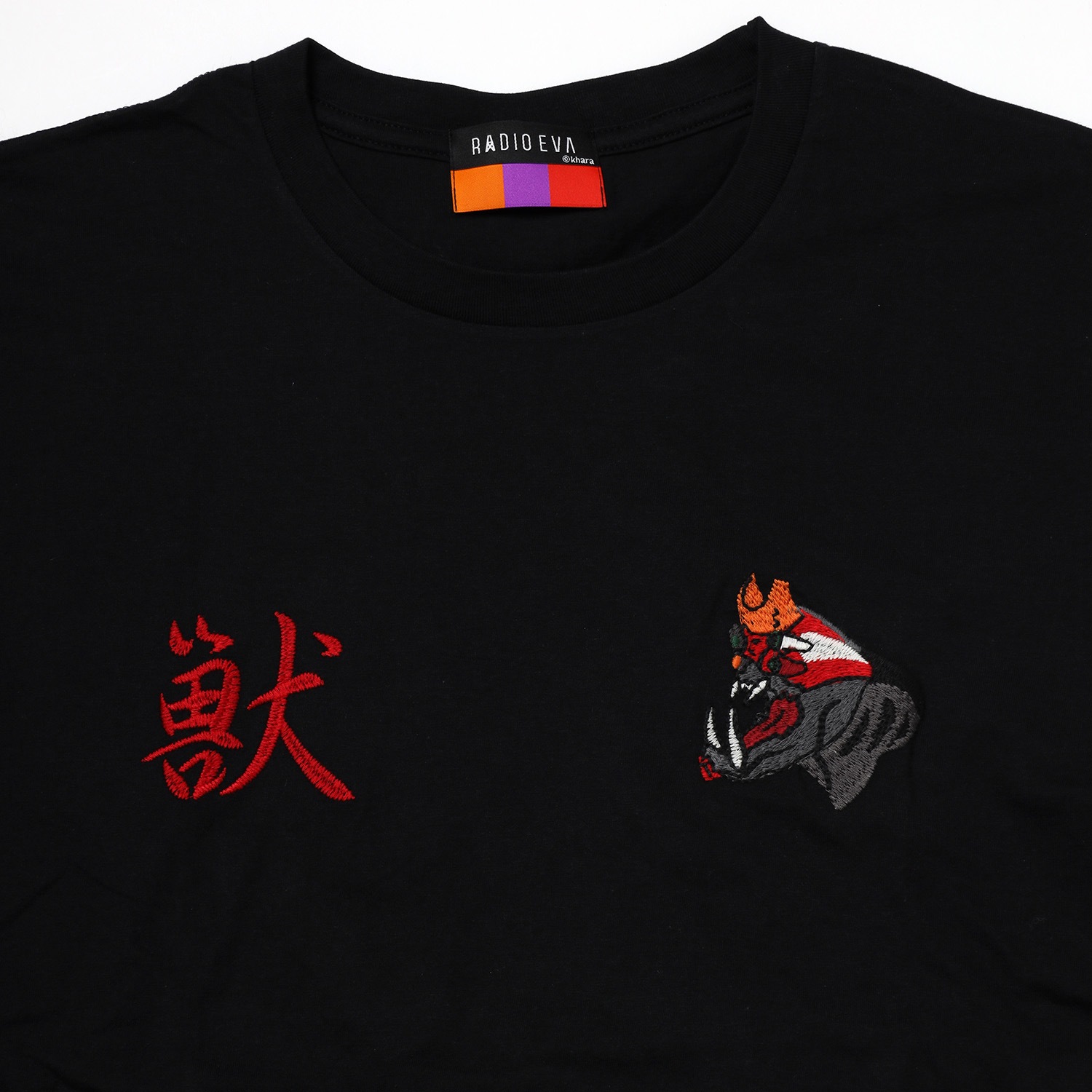 THE BEAST EMBROIDERY T-Shirt (BLACK)