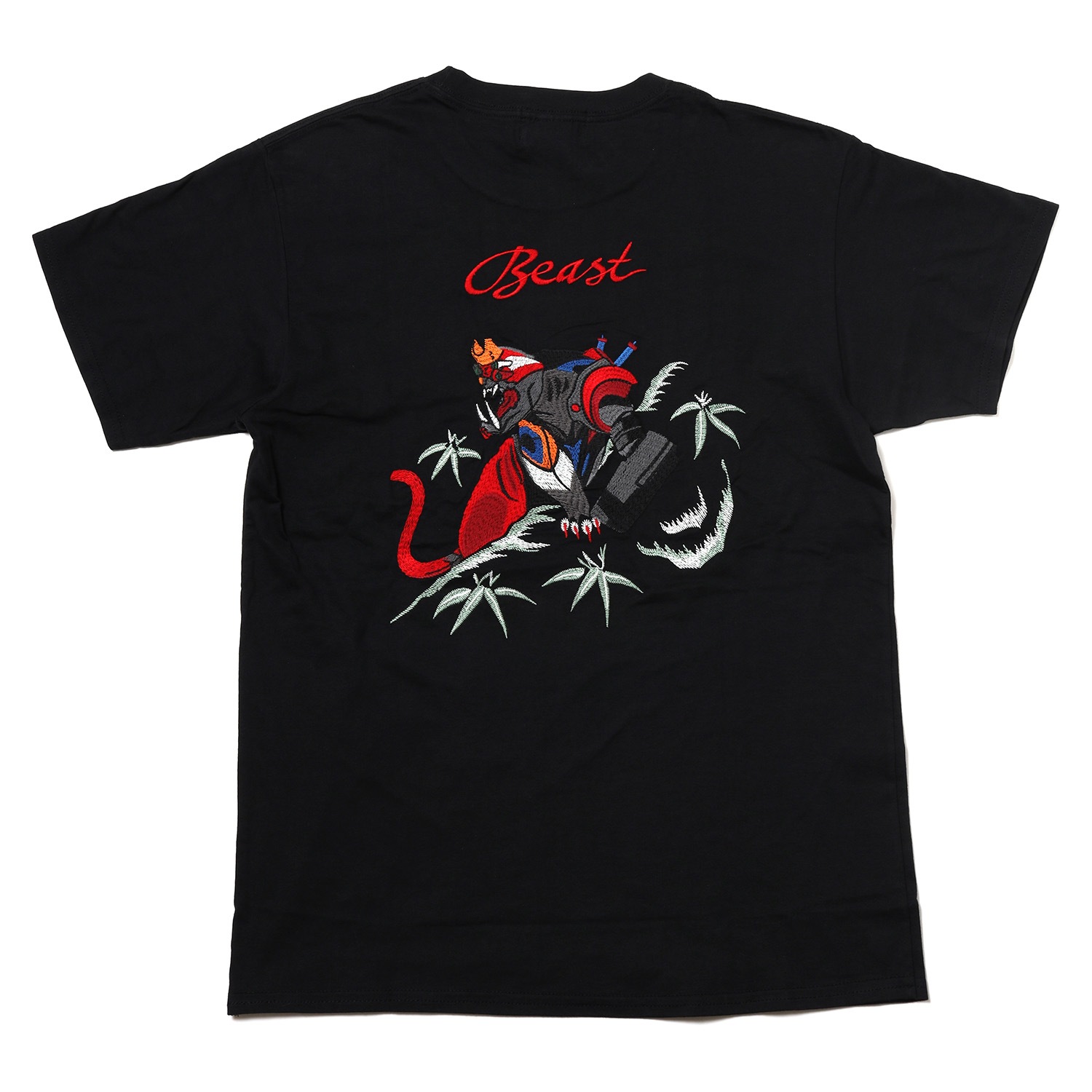 THE BEAST EMBROIDERY T-Shirt (BLACK)
