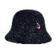 EVANGELION Shaggy Bucket Hat (BLACK)