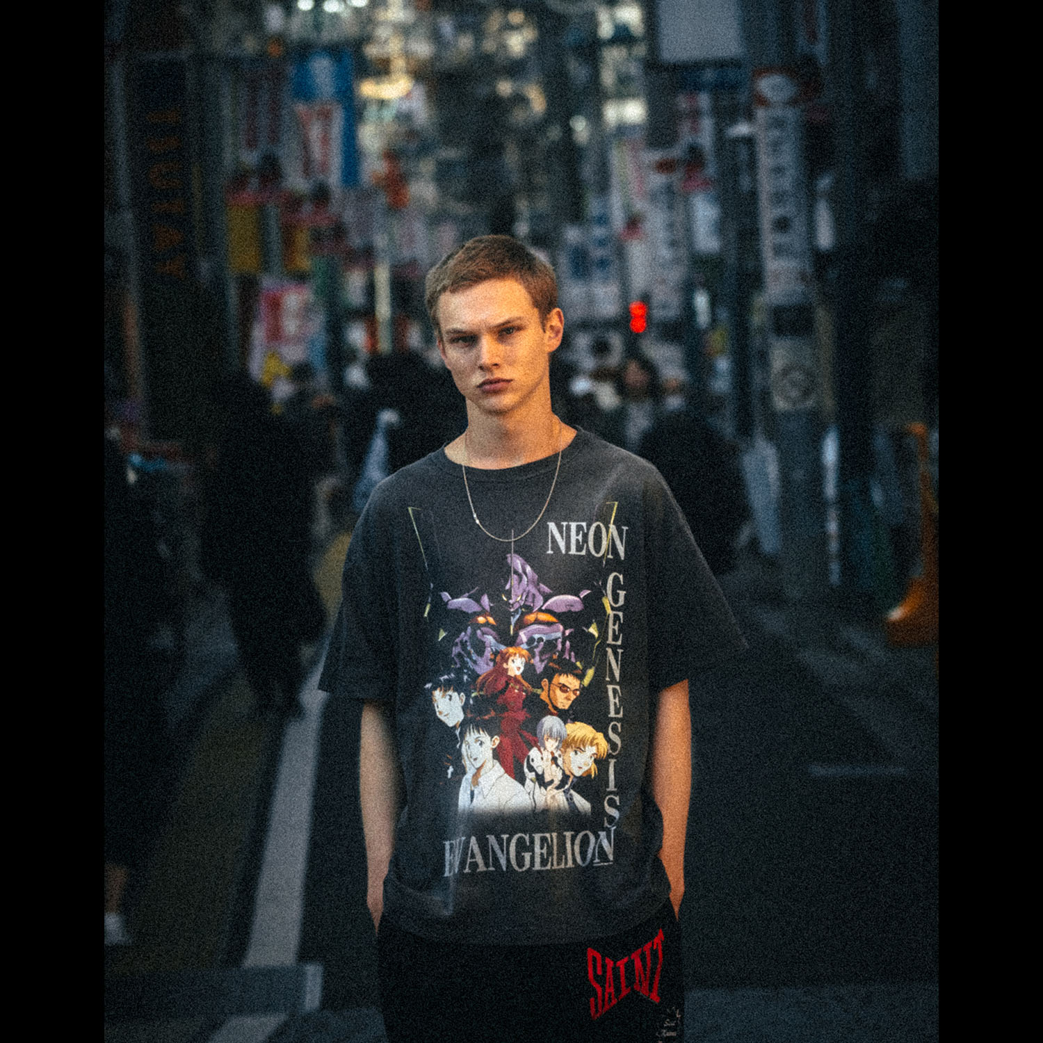 SAINTMICHAEL EVA Tシャツ Lサイズ EVANGELION × SAINT Mxxxxxx SHINJI Short sleeve T-shirt 通販