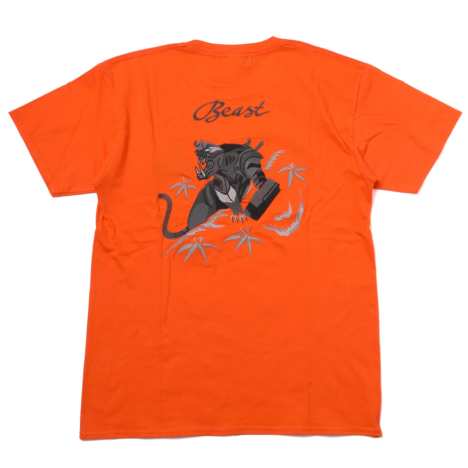 THE BEAST EMBROIDERY T-Shirt (ORANGE)