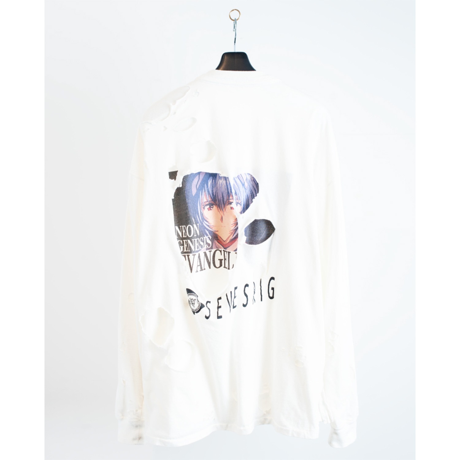 EVANGELION L/SL Tee Ver.Ayanami by SEVESKIG (WHITE)
