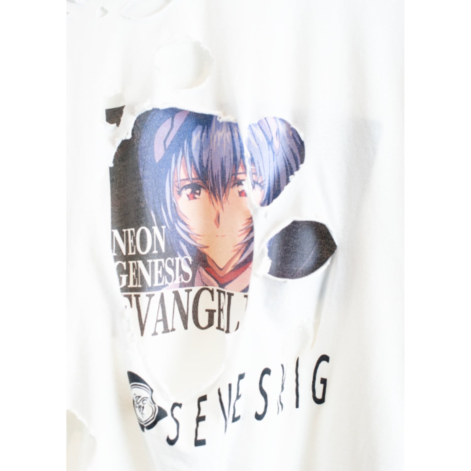 EVANGELION L/SL Tee Ver.Ayanami by SEVESKIG (WHITE)
