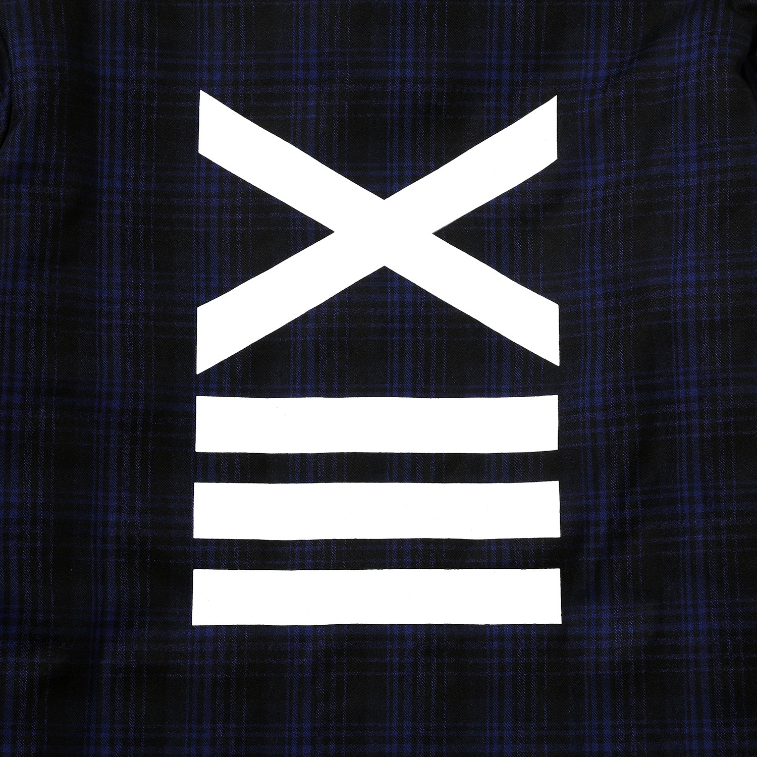 EVANGELION XIII QUILTING FLANNEL CHECK SHIRTS JKT (BLUE CHECK)