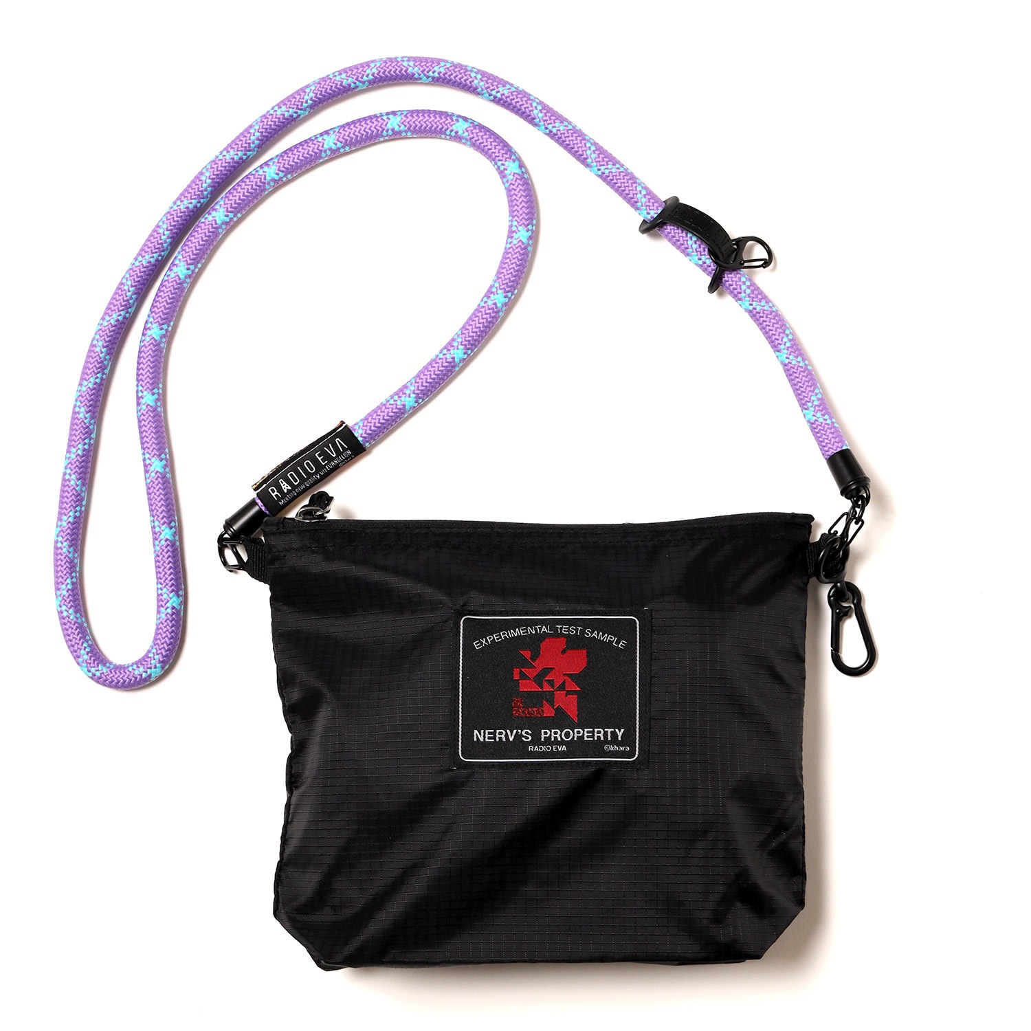EVANGELION Ripstop Sacoche (BLACK(NERV))