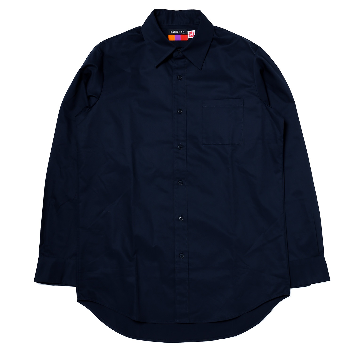 EVA-01 PAISLEYS 2TONE BANDANNA SHIRTS (NAVY)