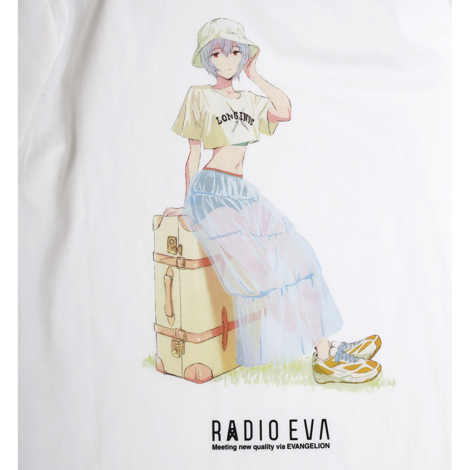 EVANGELION 30th Anniversary Illustration T-ShirtREIWHITEˡ