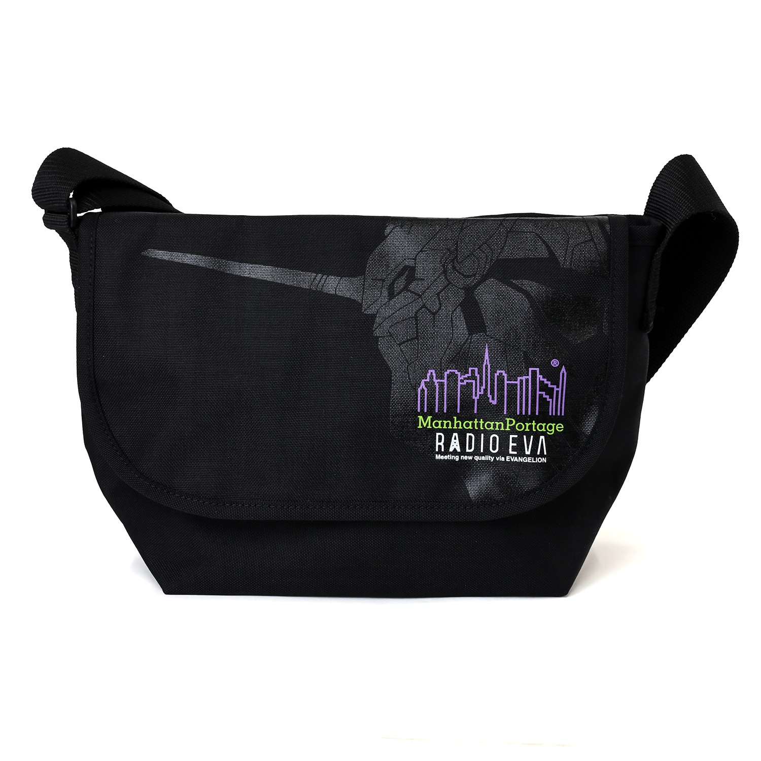 EVANGELION Casual Messenger BagMby Manhattan PortageBLACK