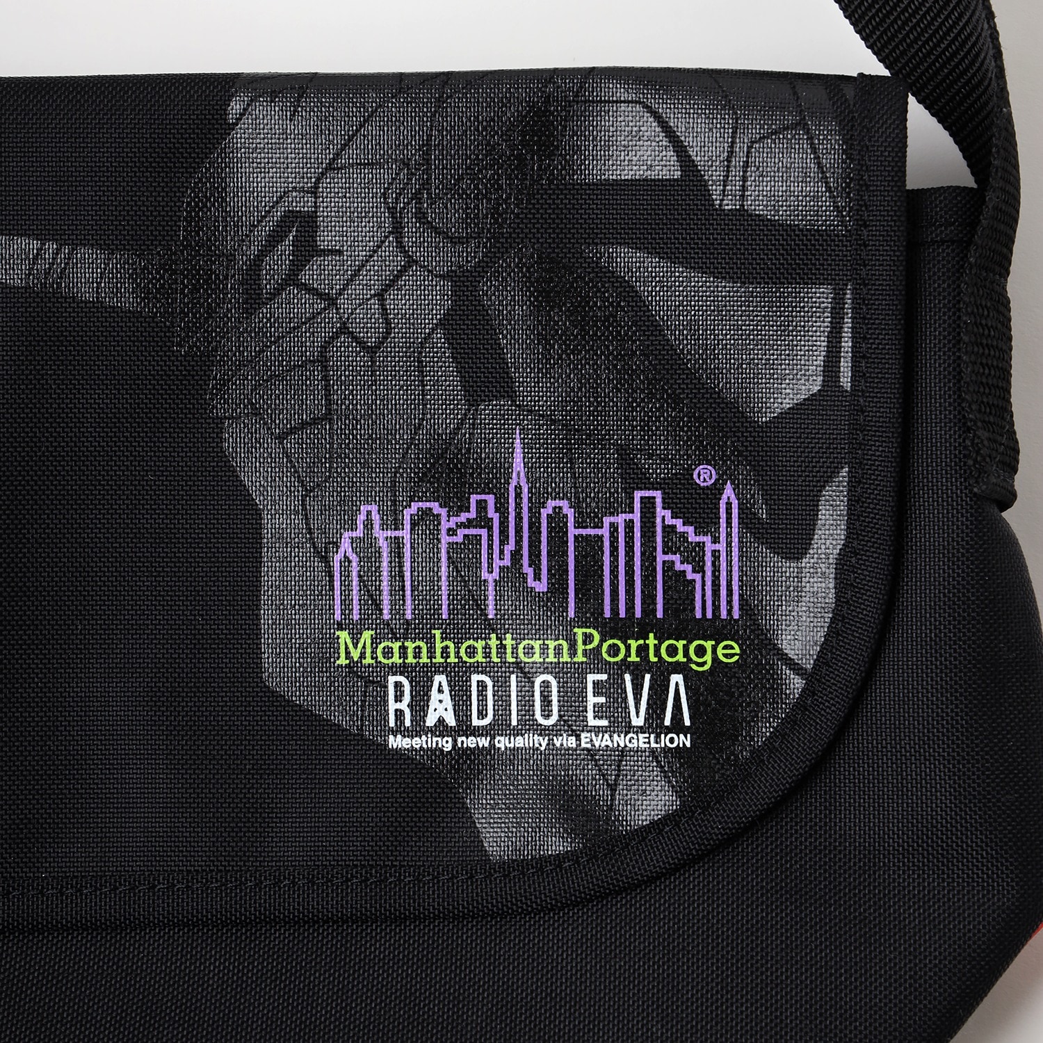 EVANGELION Casual Messenger BagMby Manhattan PortageBLACK