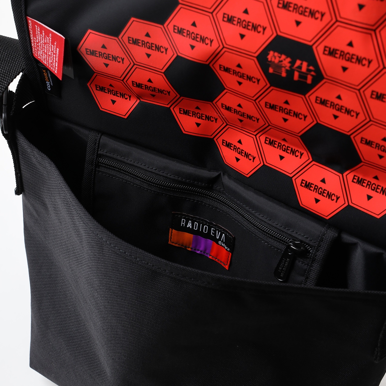 EVANGELION Casual Messenger BagMby Manhattan PortageBLACK