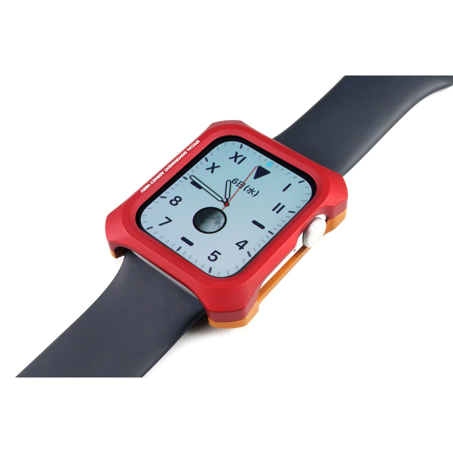 Solid bumper for Apple Watch (EVANGELION Limited) (Yellow×Red(2号機))