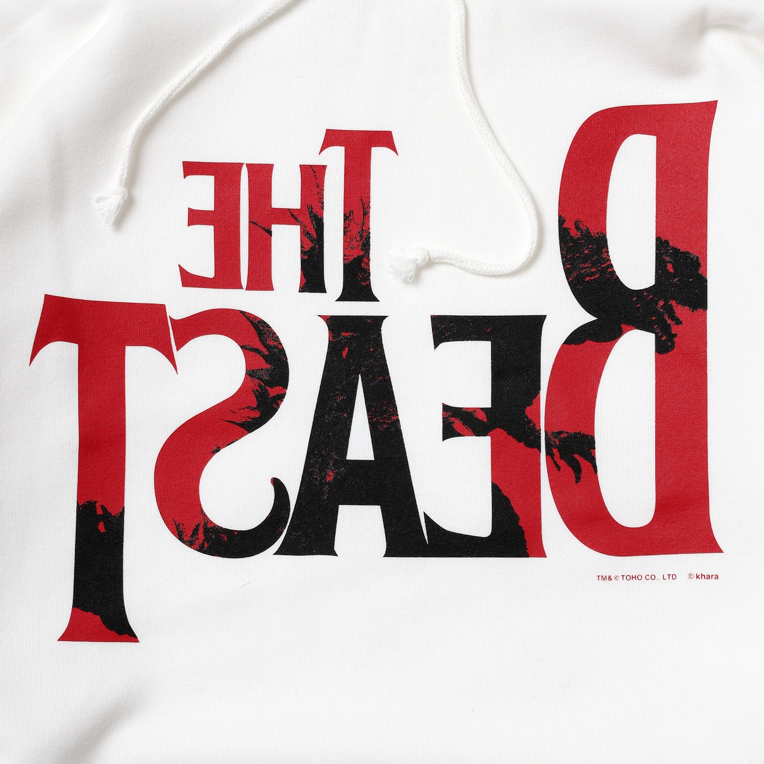 THE BEAST “G” Parka (ホワイト×レッド)