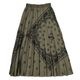 EVA-01 Paisleys Bandanna Pleated Skirt（OLIVE）