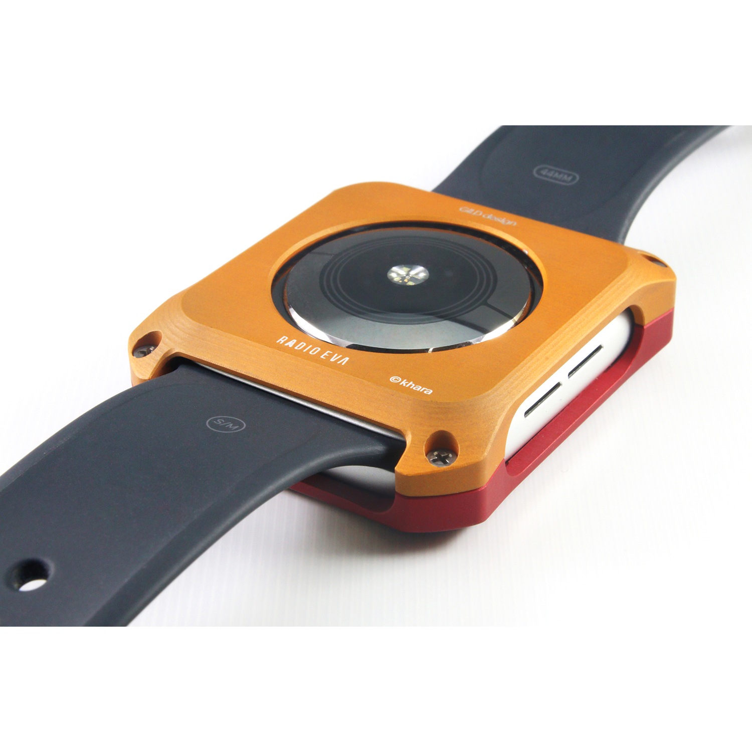 Solid bumper for Apple Watch (EVANGELION Limited) (Black×Navy(渚カヲル))