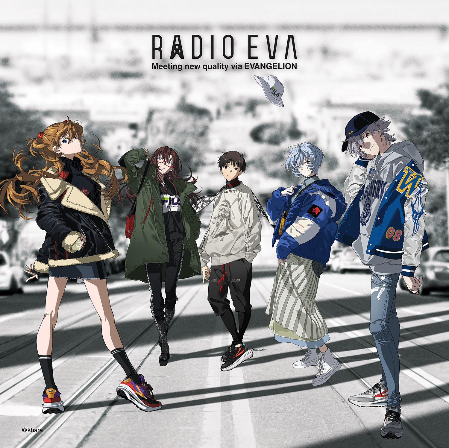 EVANGELION Acrylic Art  (RADIO EVA STORE 2ND ANNIVERSARY(COLOR))