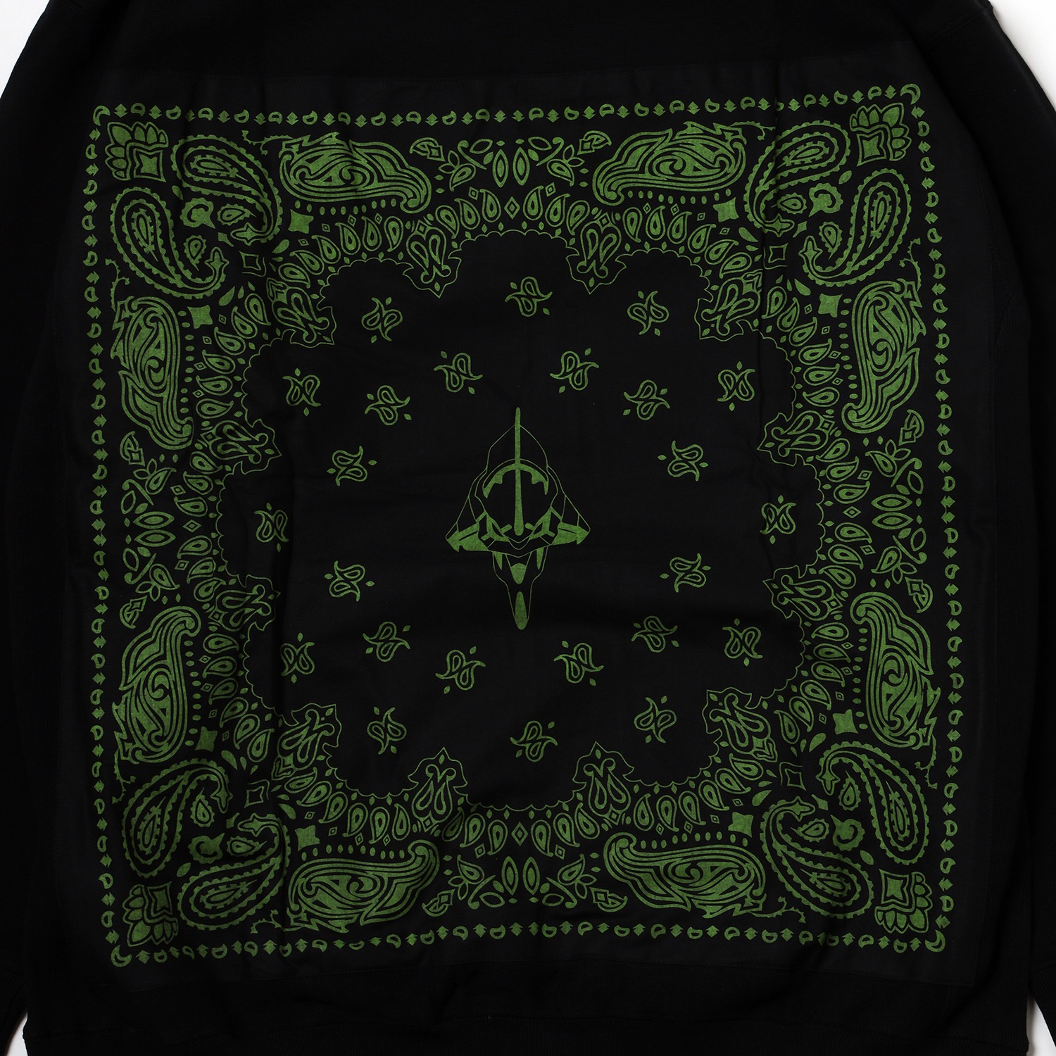 EVA-01 BANDANNA PARKA (BLACK×GREEN)