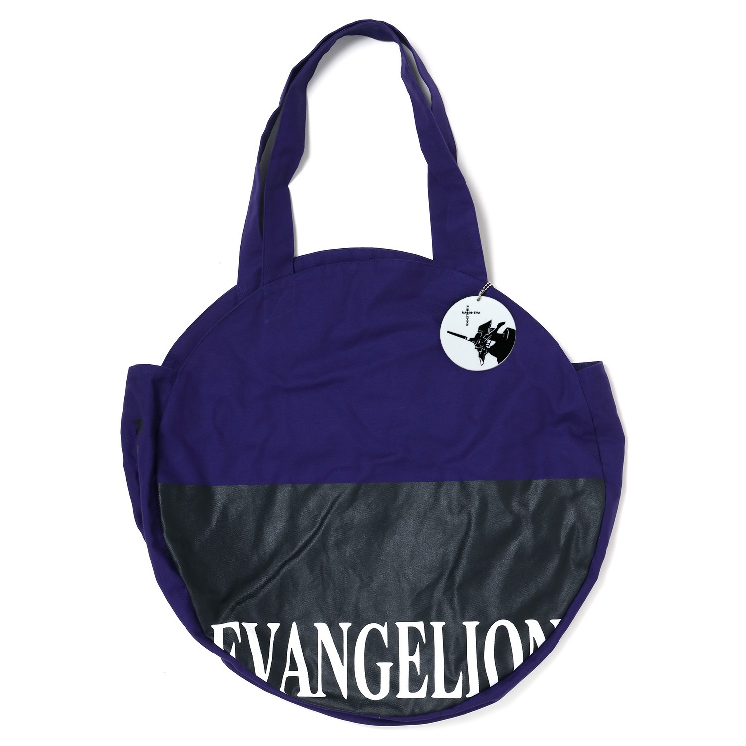 Circle Tote bag by RIDDLEMMAEVA-01 Circle Keychainդ) (PURPLE)