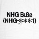 EVANGELION LETTER T-Shirt (WHITE(NHG Buße (NHG-＊＊＊1))