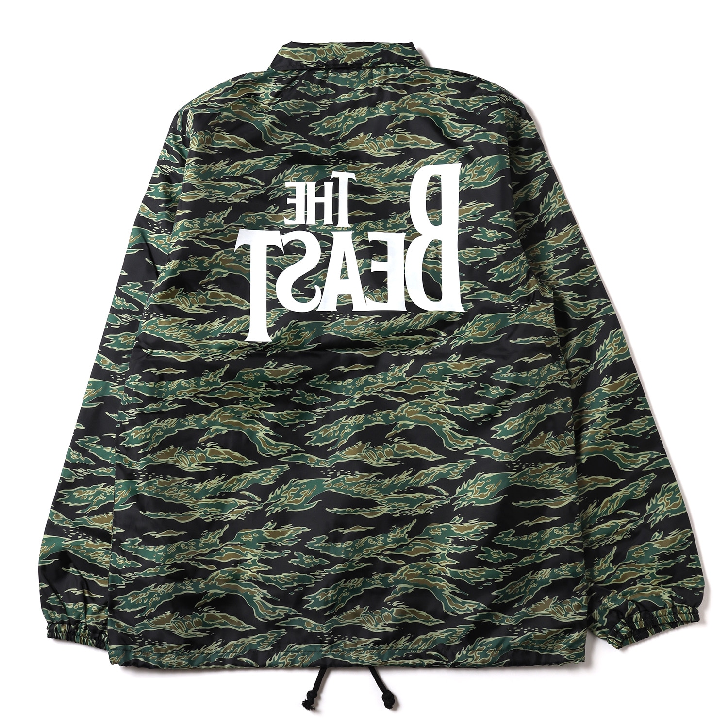 THE BEAST CAMOUFLAGE COACH JACKET (GREEN)