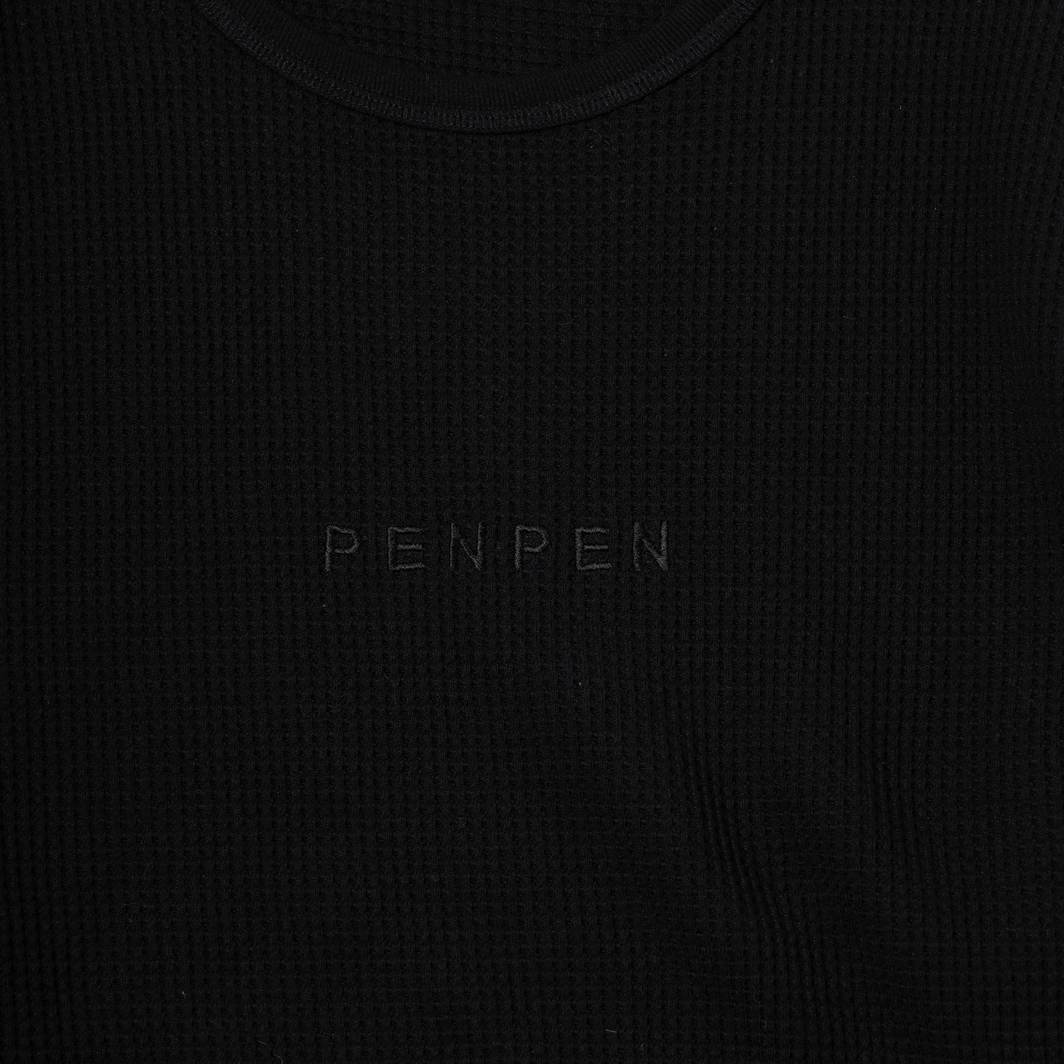 PENPEN Waffle Cutsew (BLACK)