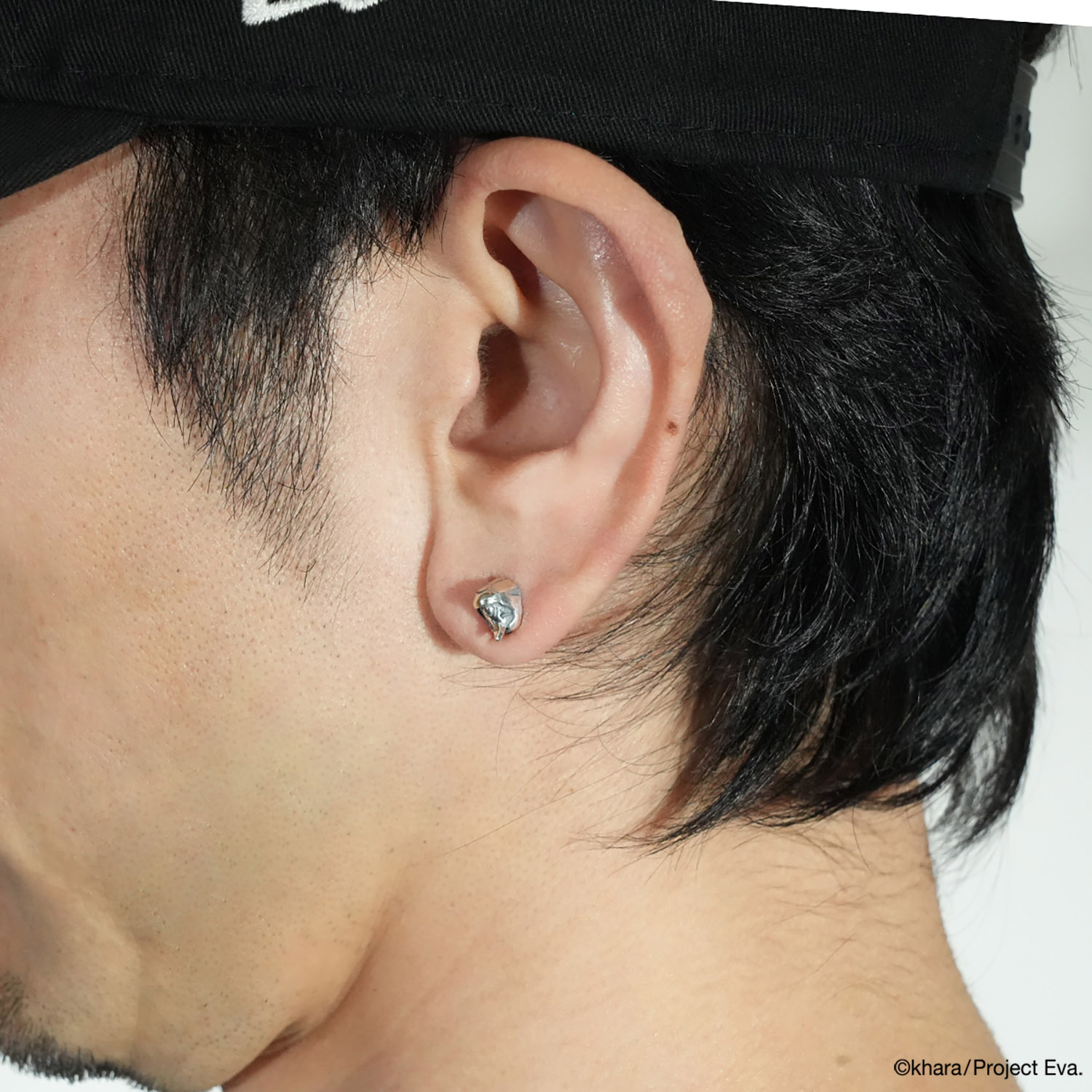EVANGELION FACE PIERCED EARRINGS by JAM HOME MADE（EVA-00）