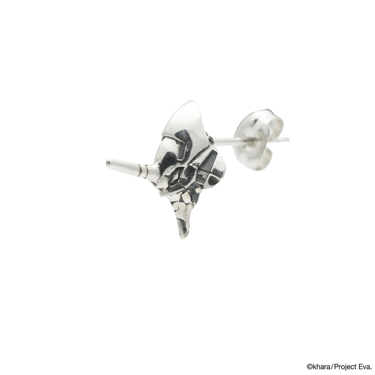 EVANGELION FACE PIERCED EARRINGS by JAM HOME MADE（EVA-01）