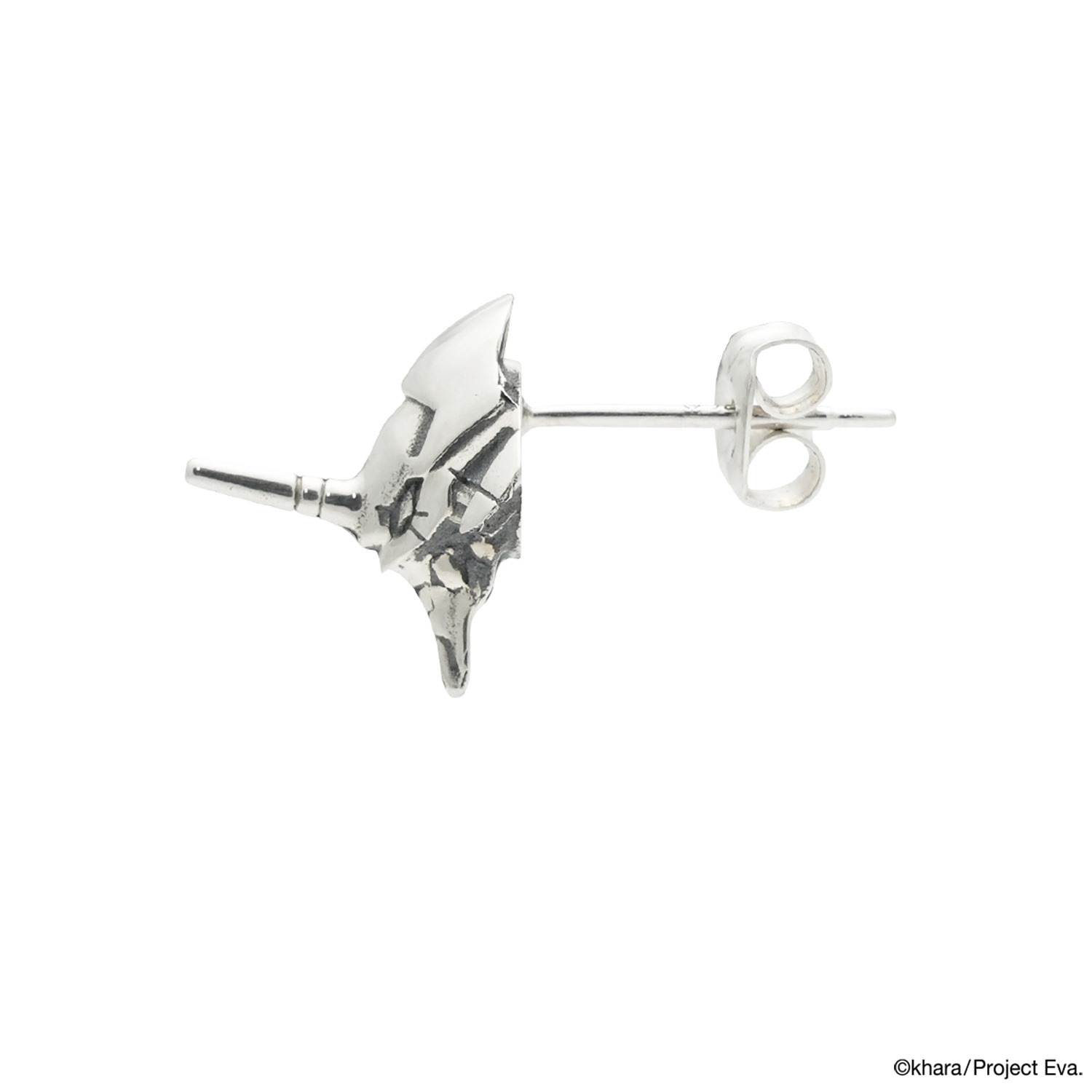 EVANGELION FACE PIERCED EARRINGS by JAM HOME MADE（EVA-01）