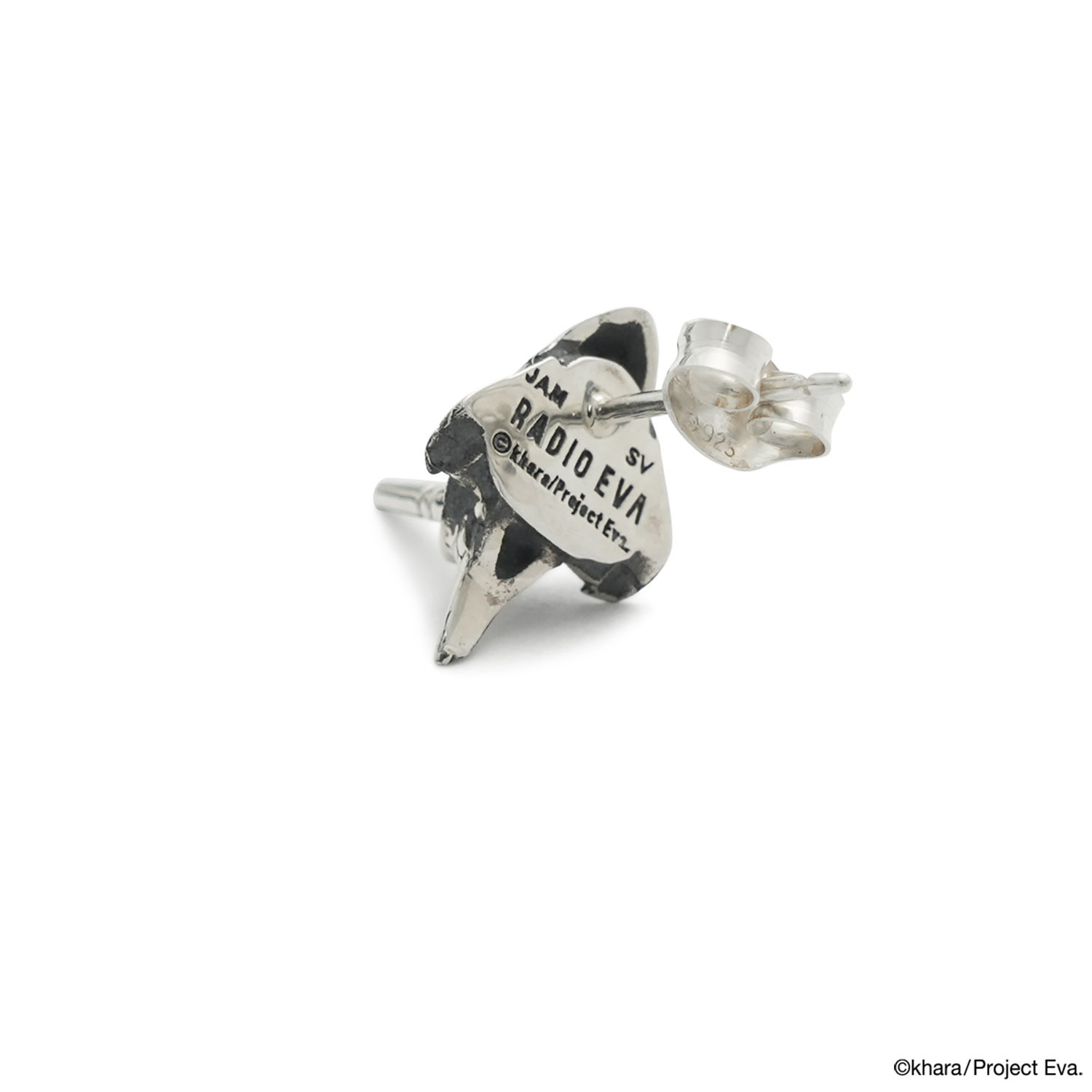 EVANGELION FACE PIERCED EARRINGS by JAM HOME MADE（EVA-01）