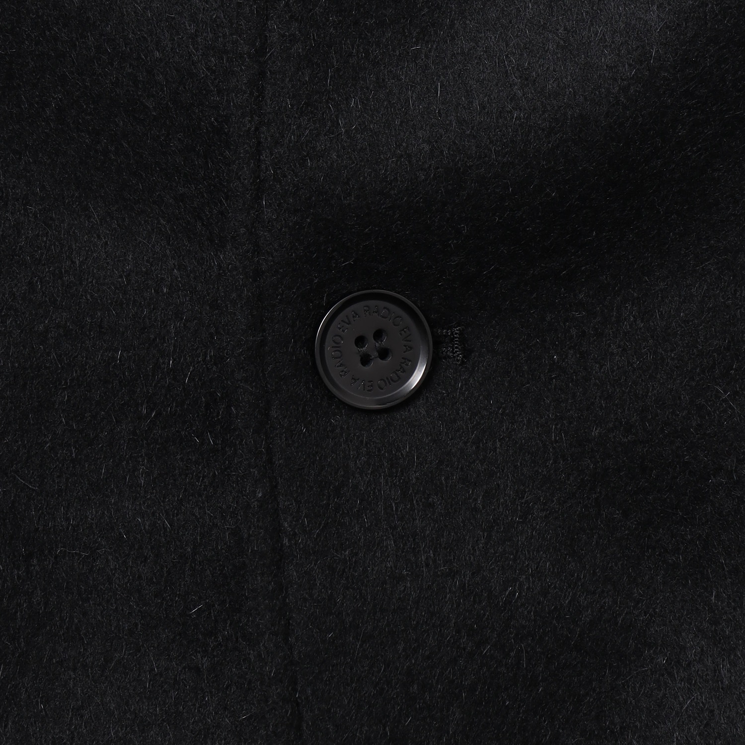 NERV Embroidery Wool Tailored Jacket (BLACK)