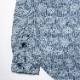 EVANGELION MONOGRAM JACQUARD DENIM SHIRT (INDIGO)