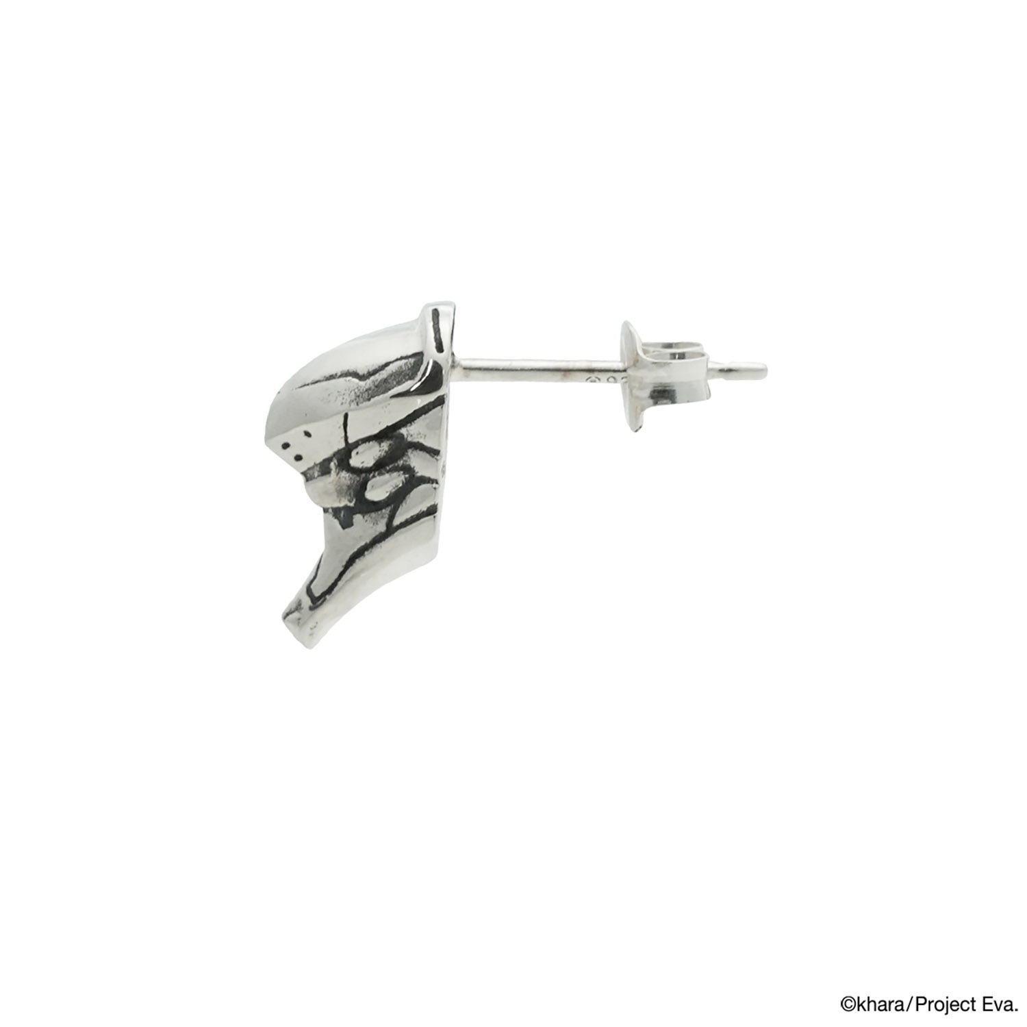 EVANGELION FACE PIERCED EARRINGS by JAM HOME MADE（EVA-02）
