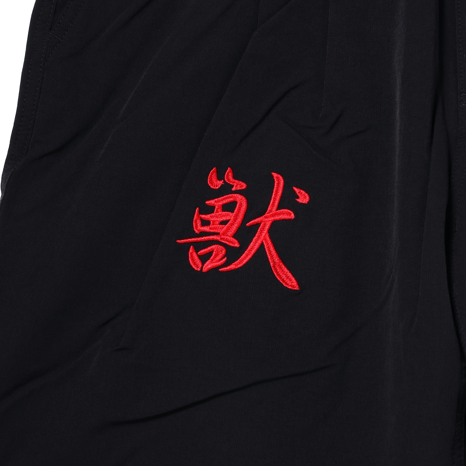 THE BEAST EMBROIDERY Tapered Pants（BLACK）