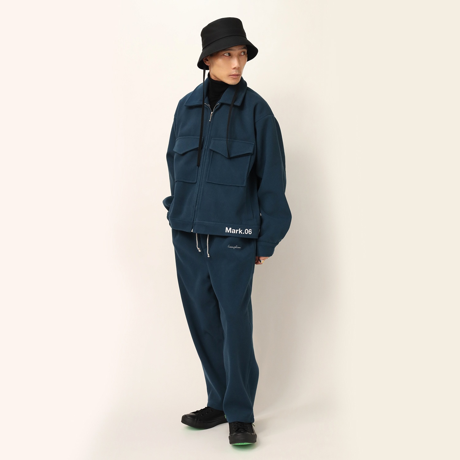 RADIO EVA A2 Type Drizzler Jacket (CHARCOAL BLUE)