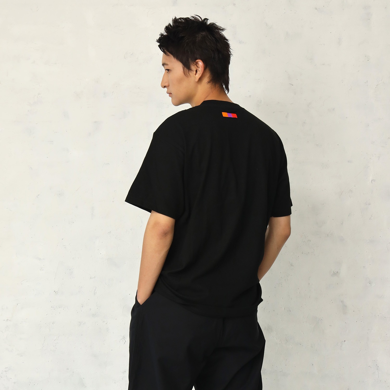 EVANGELION LETTER T-Shirt (BLACK(DSRV))