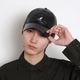 EVA-01 Vegan Leather Cap by KANGOL（BLACK）